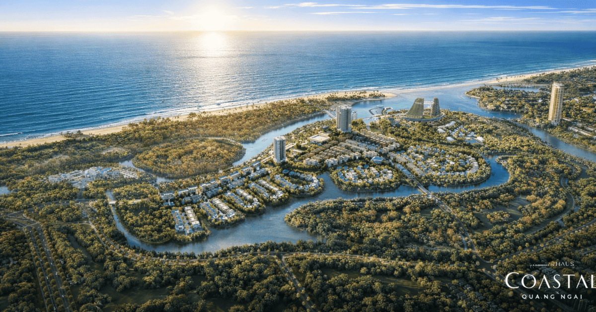 Coastal Quảng Ngãi với View biển tuyệt đẹp mang lại giá trị sống và đầu tư bền vững cho khách hàng.